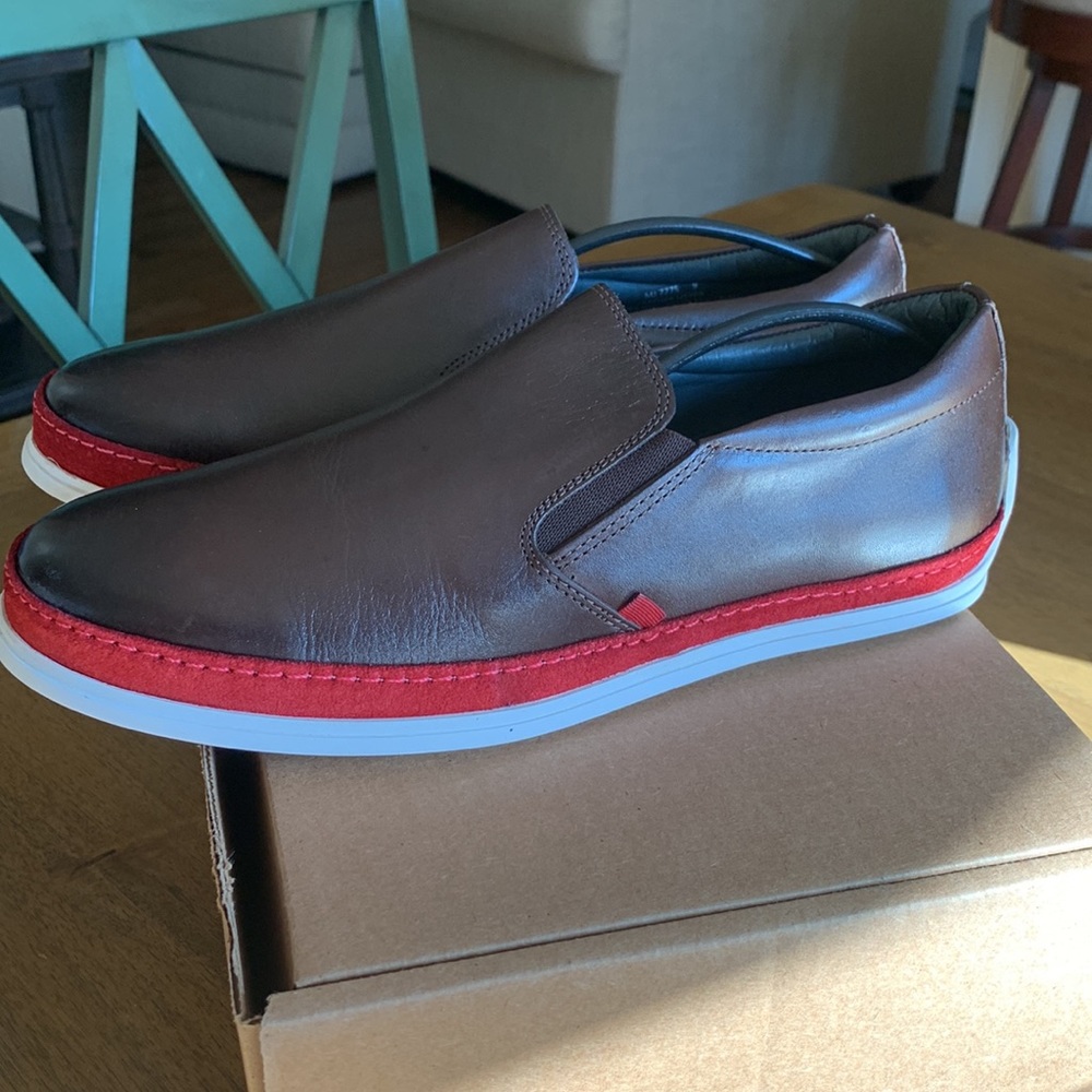 NWT Marc Joseph Victor Rd. Brown/Red Size 9 Men’s